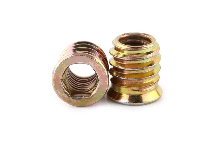 brass wood inserts